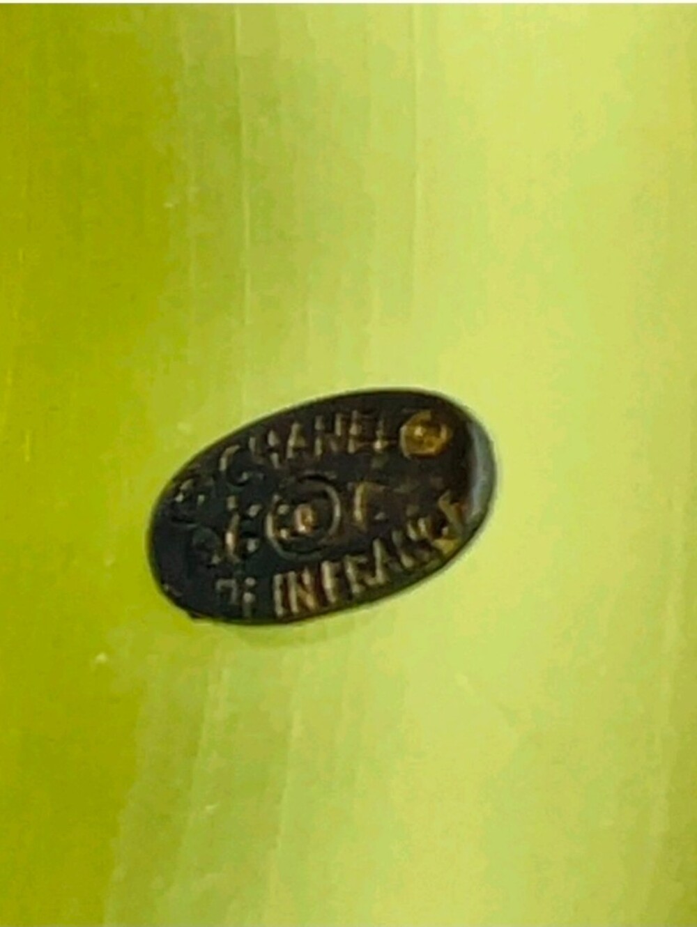 Chanel Coco Mark Resin Green Bangle - Picture 11 of 11